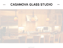 Tablet Screenshot of casanovaglass.com